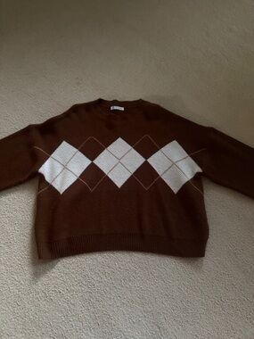 AliExpress Argyle Sweater